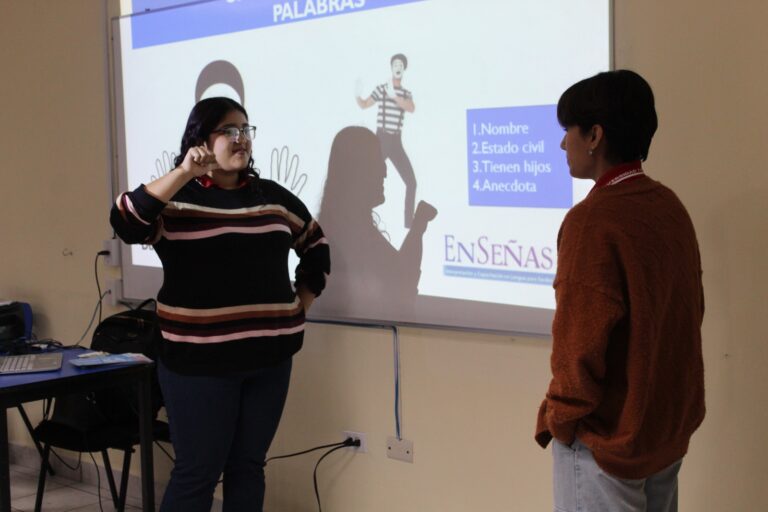 Sensibilizar por la inclusión de las personas sordas