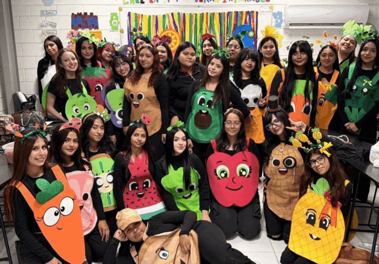 Alumnas de Pedagogía promueven la alimentación saludable en el marco del Día Mundial de la Alimentación