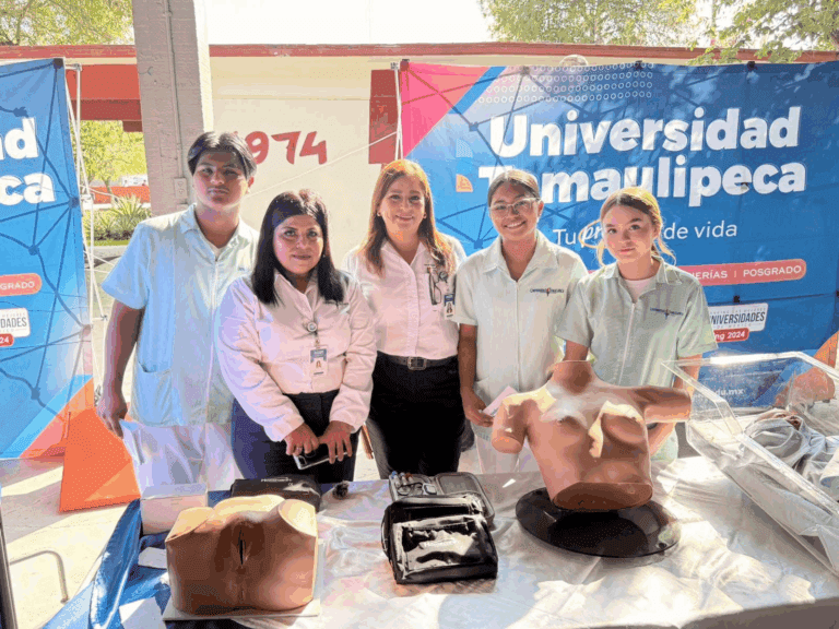 Universidad Tamaulipeca participa en la Feria Vocacional del CBTIS No. 73