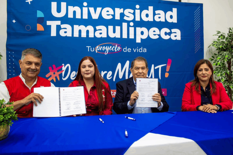 Universidad Tamaulipeca firma convenios con instituciones del sector salud en beneficio de sus estudiantes