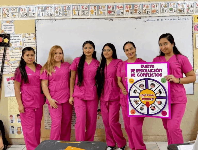 Alumnas de Psicopedagogía Realizan la Práctica “Emociones a Todo Color” para Fortalecer el Bienestar Socioemocional